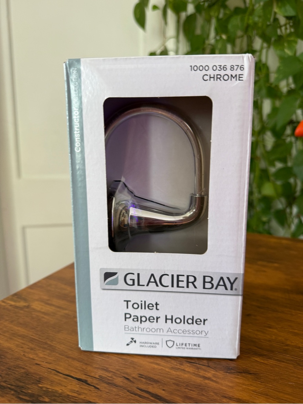 Glacier Bay Chrome Toilet Paper Holder